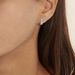 Créoles Or Blanc Ailin Diamants - Boucles d'oreilles créoles Femme | Histoire d’Or