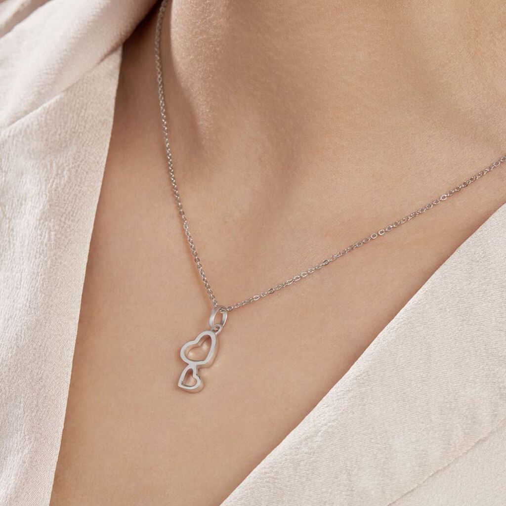 Collier Estina Argent Blanc - Colliers fantaisie Femme | Histoire d’Or