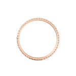 Alliance Multi Facettes Diamantee Demi Jonc Classique Or Bicolore - Alliances Unisex | Histoire d&rsquo;Or