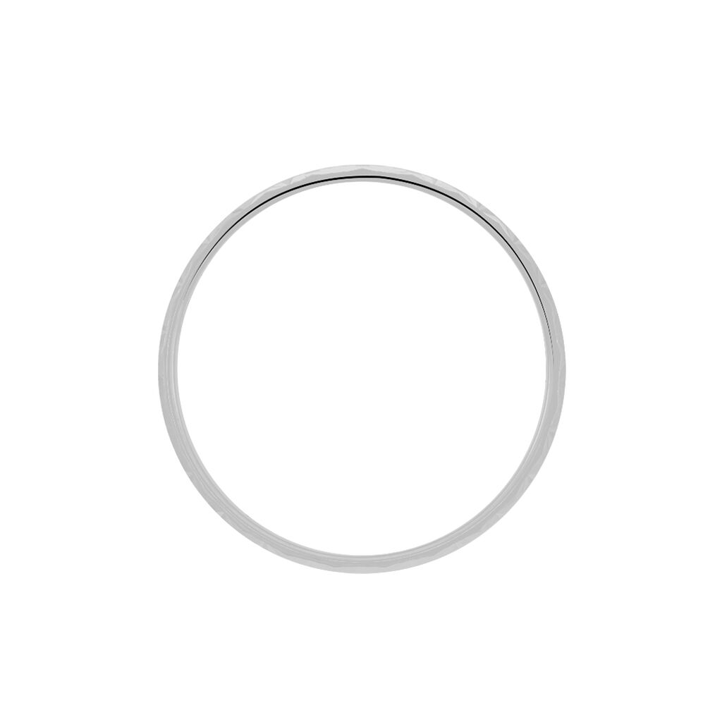 Alliance Maturina Demi Jonc Classique Or Blanc - Alliances Unisex | Histoire d&rsquo;Or