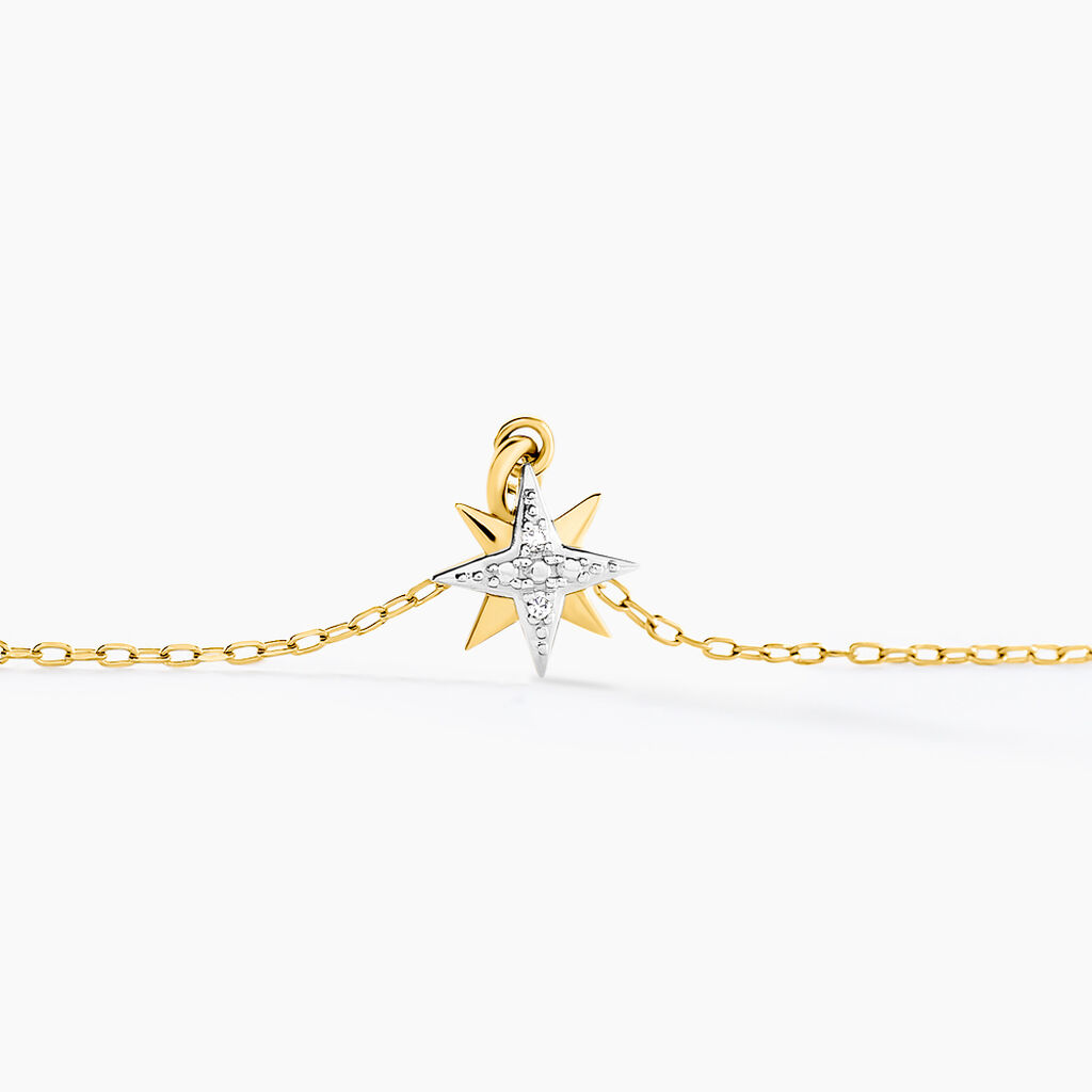 Collier Vangelis Or Jaune Diamant - Colliers Femme | Histoire d’Or