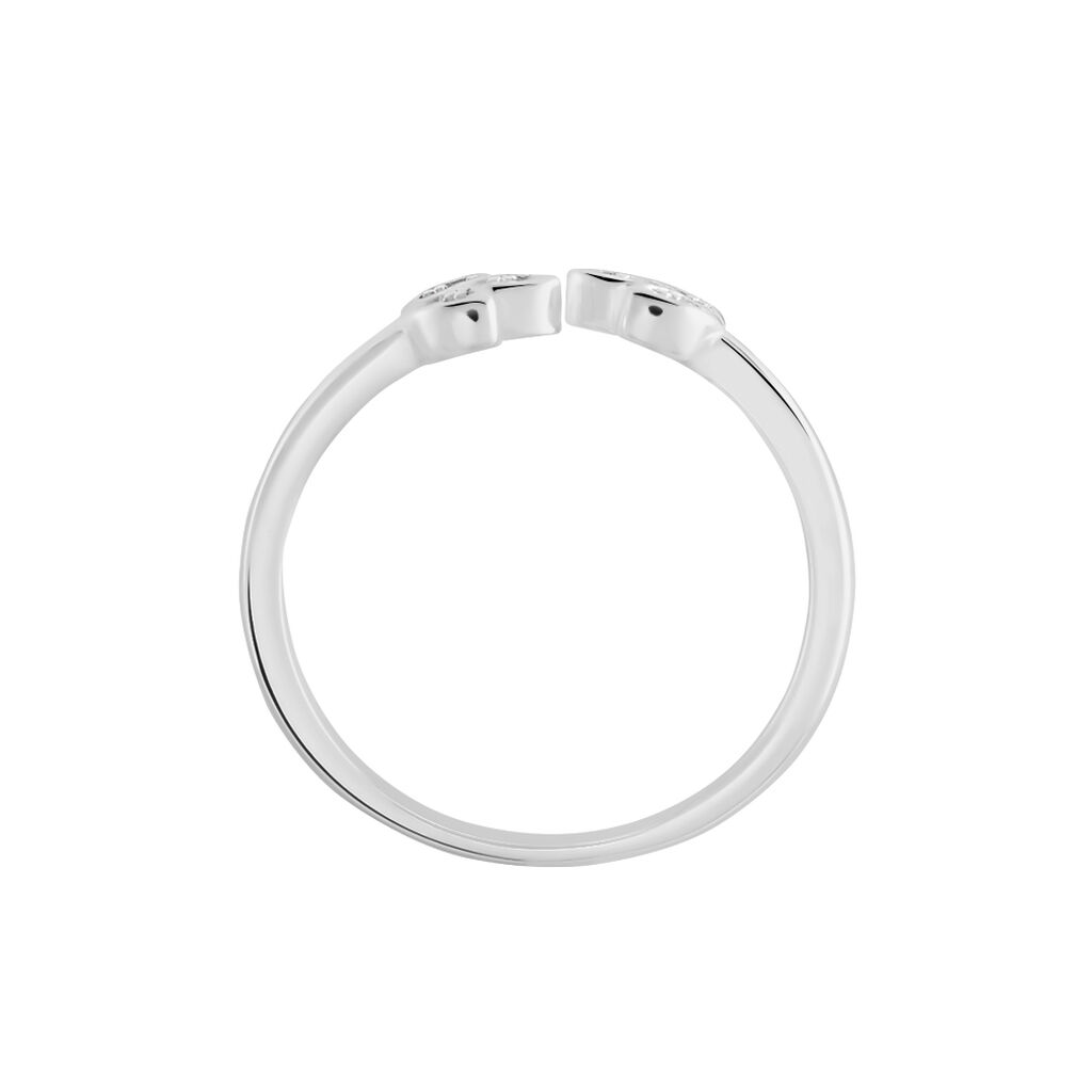Bague Menades Argent 925/1000 Oxyde De Zirconium - Bagues avec pierre Femme | Histoire d’Or