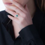 Bague Crista Or Blanc Amethyste Et Diamant - Bagues solitaires Femme | Histoire d&rsquo;Or