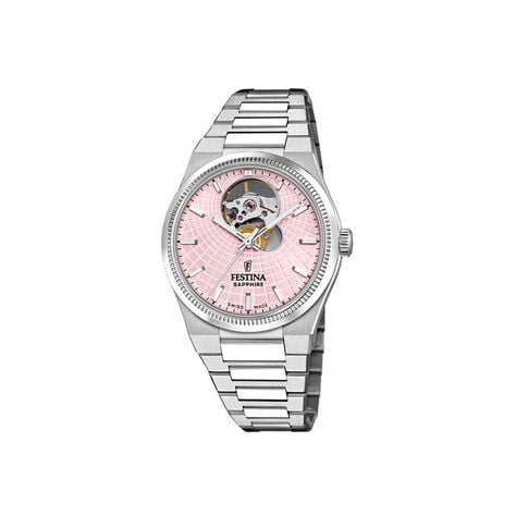 Montre Festina Swiss Made Automatic 35 Rose - Montres suisses Femme | Histoire d&rsquo;Or