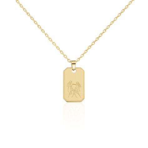Collier Plaqu&eacute; Or Quintien - Colliers Zodiaque Homme | Histoire d&rsquo;Or