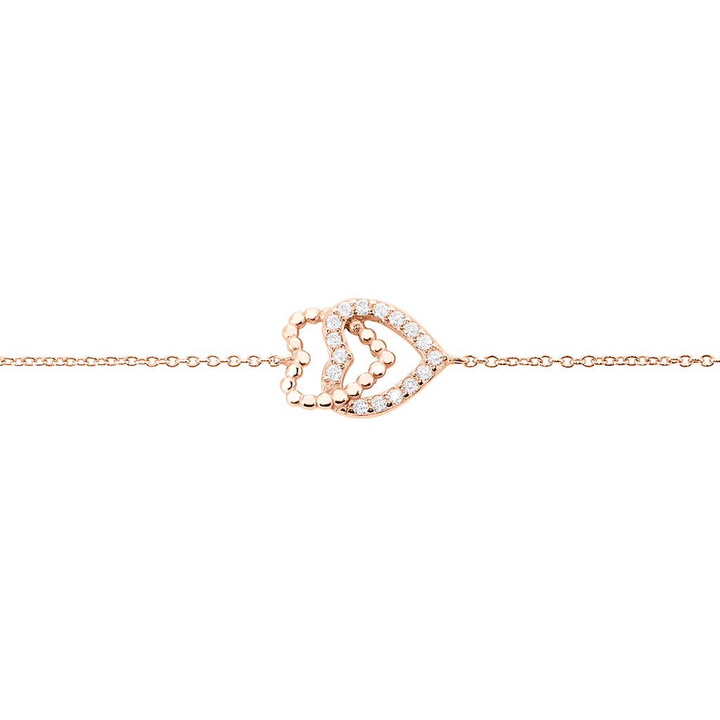 Bracelet Ottavia Argent Rose Oxyde De Zirconium - Bracelets Femme | Histoire d’Or