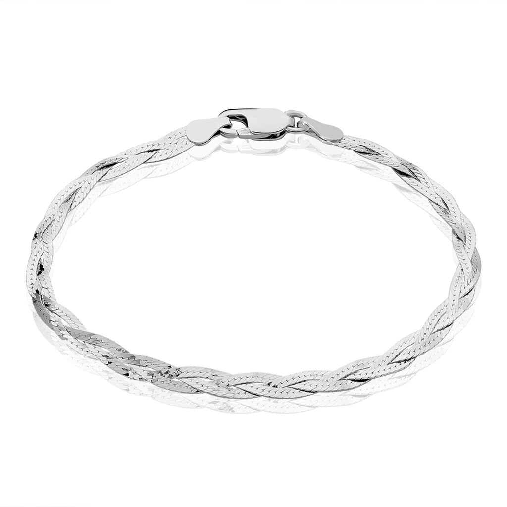 Bracelet Elae Argent Blanc