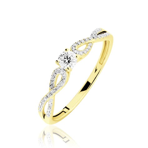Bague Solitaire Livia Or Jaune Diamant - Bagues solitaires Femme | Histoire d&rsquo;Or