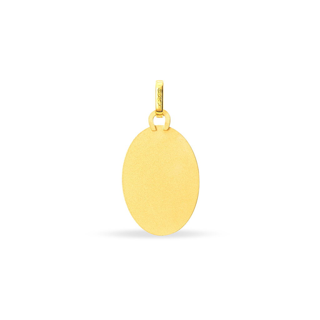 Pendentif Vierge Ovale Or Jaune - Pendentifs Baptême Famille | Histoire d’Or