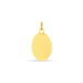Pendentif Vierge Ovale Or Jaune - Pendentifs Baptême Famille | Histoire d’Or