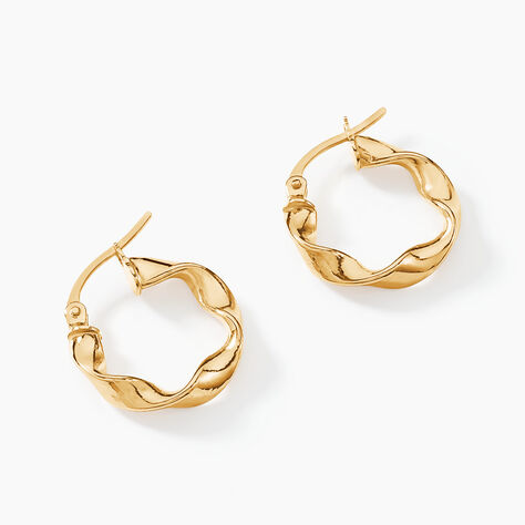 Créoles Lexus Or Jaune - Boucles d'oreilles créoles Femme | Histoire d’Or