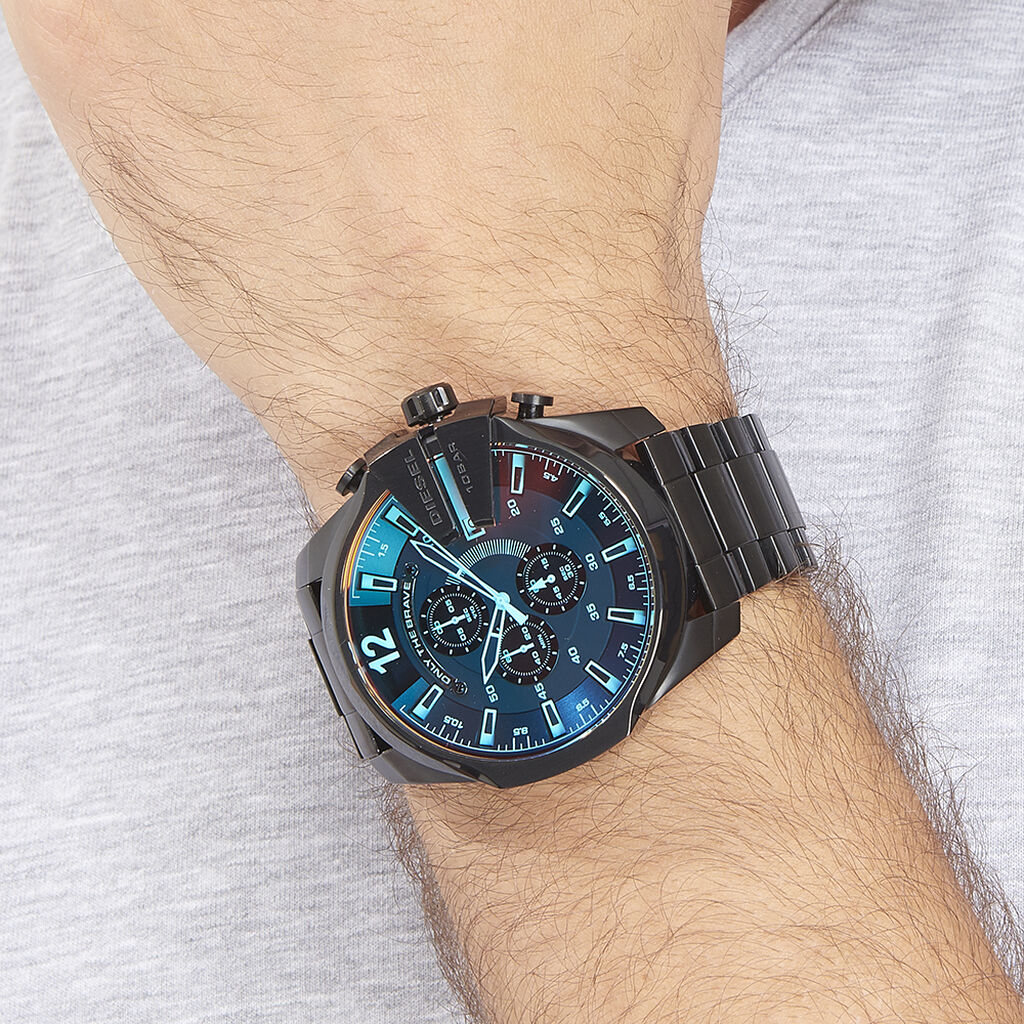Montre Diesel Mega Chief Noir - Montres Homme | Histoire d’Or