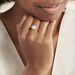 Bague Olivia Argent Rose Perle De Culture Et Oxyde De Zirconium - Bagues avec pierre Femme | Histoire d’Or