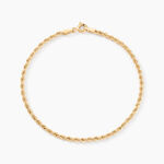 Bracelet Jerry Maille Corde Or Jaune - Bracelets cha&icirc;ne Femme | Histoire d&rsquo;Or
