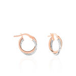 Cr&eacute;oles Maelia Or Bicolore - Boucles d'oreilles cr&eacute;oles Femme | Histoire d&rsquo;Or