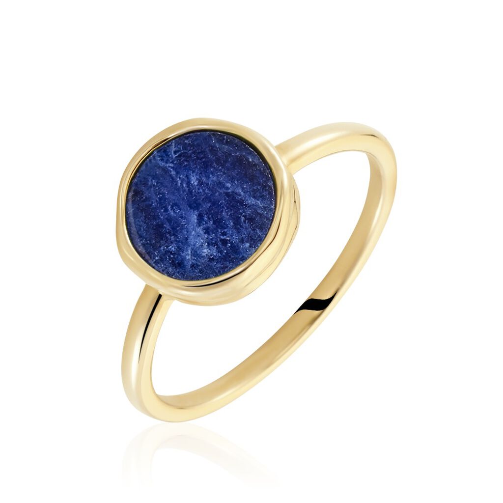 Bague Plaqué Or Neassa Sodalite - Bagues avec pierre Femme | Histoire d’Or