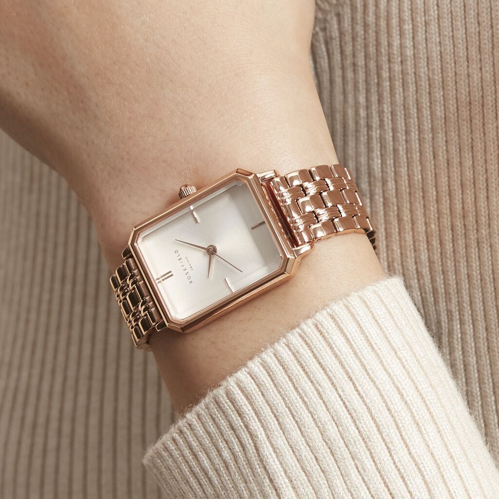 Montre Rosefield Octagon Blanc - Montres Femme | Histoire d’Or