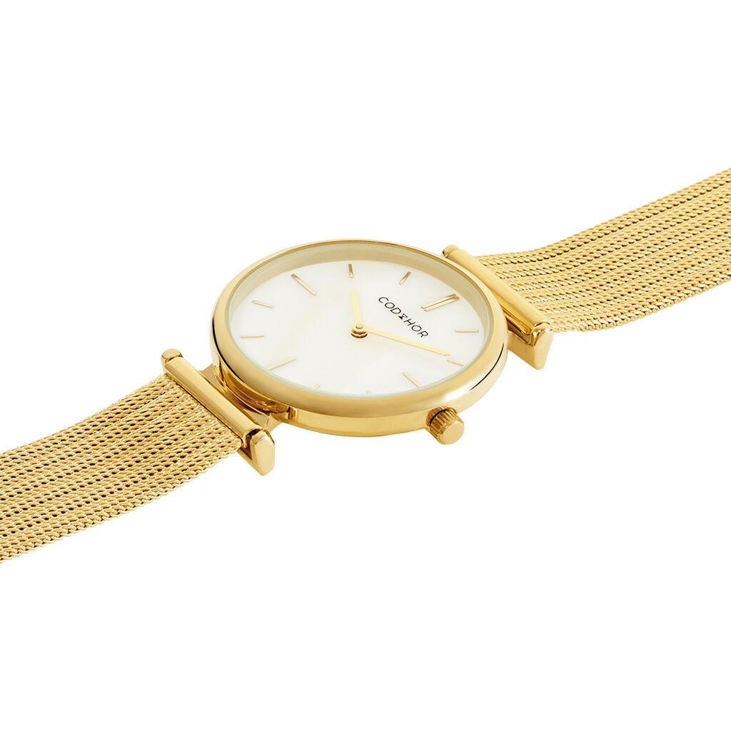 Montre Codhor Nidia Blanc Nacre - Montres Femme | Histoire d’Or