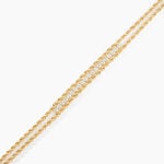 Bracelet Jerry Or Jaune Oxyde De Zirconium - Bracelets Femme | Histoire d&rsquo;Or