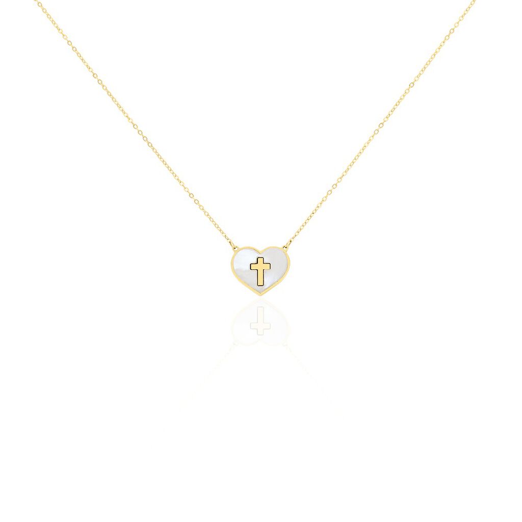 Collier Lawrie Or Jaune Nacre - Pendentifs Baptême Famille | Histoire d’Or