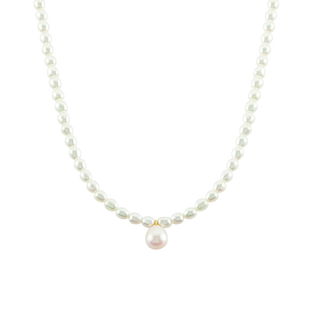 Collier Stella-rose Or Jaune Perle De Culture - Colliers Femme | Histoire d&rsquo;Or