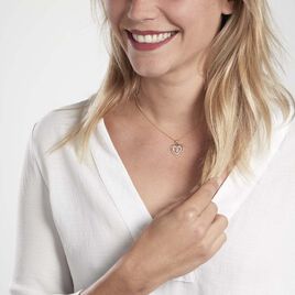 Pendentif Ademe Or Jaune Oxyde De Zirconium - Pendentifs Femme | Histoire d’Or
