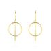 Boucles D'oreilles Pendantes Or Jaune Guda Oxyde De Zirconium - Boucles d'oreilles pendantes Femme | Histoire d’Or