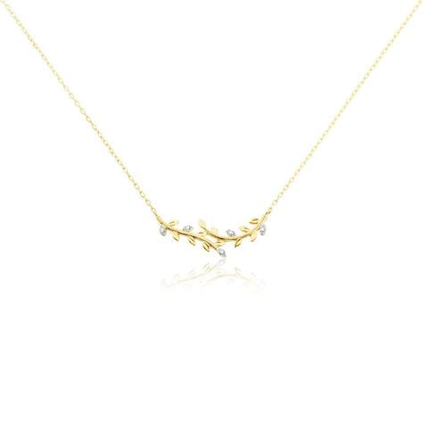Collier Emelyne Or Jaune Diamant - Colliers Femme | Histoire d’Or