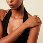 Bracelet Jonc Aura Plaque Or Jaune Oxyde De Zirconium - Bracelets joncs Femme | Histoire d&rsquo;Or