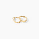 Cr&eacute;oles Cody Argent Dor&eacute; A L'Or 750/1000 - Boucles d'oreilles cr&eacute;oles Femme | Histoire d&rsquo;Or