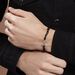 Bracelet Kwesi Argent Blanc - Bijoux Infini Homme | Histoire d’Or