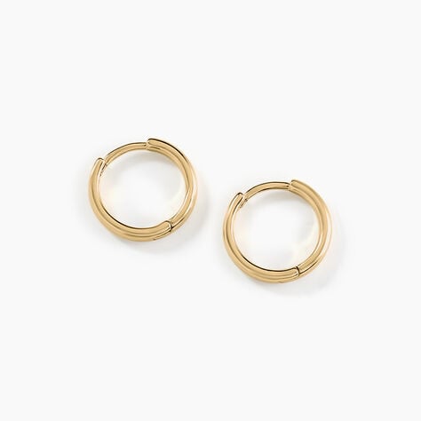 Cr&eacute;oles Plaqu&eacute; Or Eva - Boucles d'oreilles cr&eacute;oles Femme | Histoire d&rsquo;Or