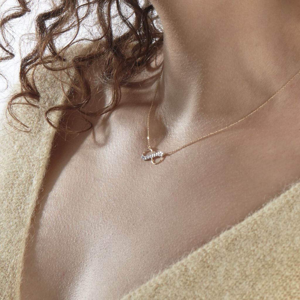 Collier Lyana Infini Diamante Or Jaune - Colliers Femme | Histoire d’Or