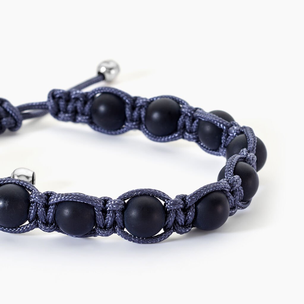 Bracelet Anlia Argent Blanc Agate - Bracelets cordon Famille | Histoire d&rsquo;Or