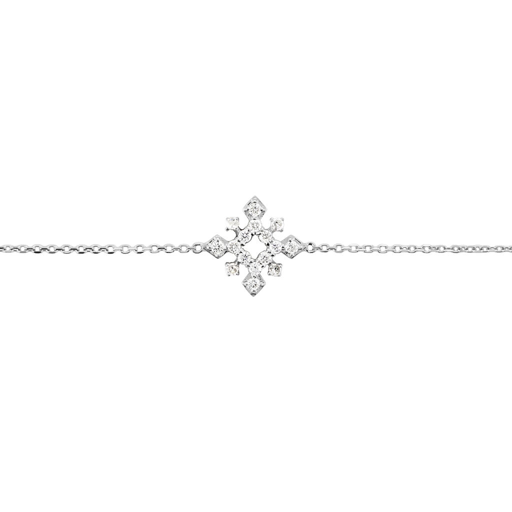 Bracelet Anea Or Blanc Diamant - Bracelets Femme | Histoire d&rsquo;Or