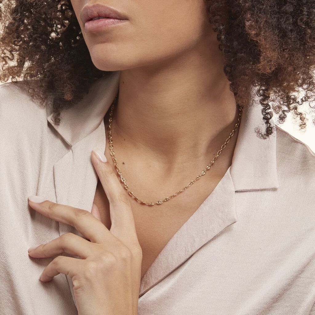 Collier Maille Dami Or Jaune - Chaines Femme | Histoire d’Or