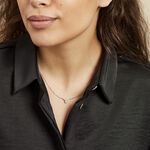 Collier Argent Blanc Afonso Oxyde De Zirconium - Colliers fantaisie Femme | Histoire d&rsquo;Or