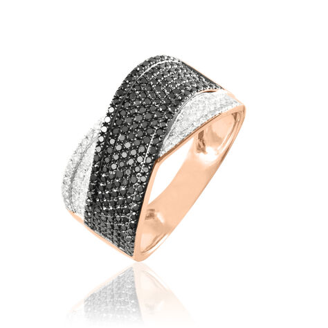 Bague Elyne Or Rose Diamant - Bagues avec pierre Femme | Histoire d’Or