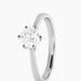 Bague Athena Platine Blanc Diamant - Bagues solitaires Femme | Histoire d’Or