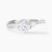 Bague Berata Or Blanc Oxyde De Zirconium - Bagues solitaires Femme | Histoire d’Or
