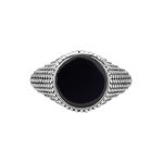 Bague Malek Argent Blanc - Bijoux Homme | Histoire d&rsquo;Or