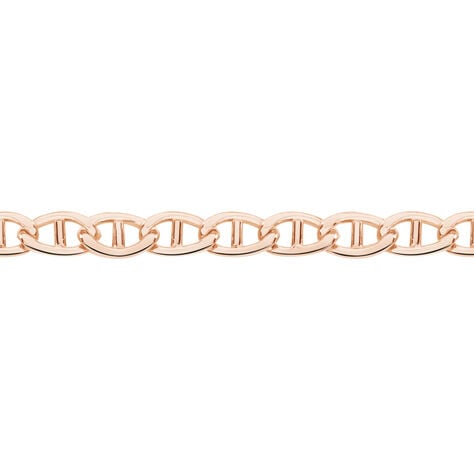 Collier Capucin Or Rose Maille Marine Plate - Chaines Femme | Histoire d’Or