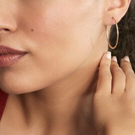 Créoles Or Jaune Valencina - Boucles d'oreilles créoles Femme | Histoire d’Or