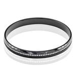 Bracelet Jonc Lola Cera Ceramique Noir Strass Et C&eacute;ramique - Bracelets joncs Femme | Histoire d&rsquo;Or