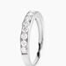 Demi Alliance Rhea Platine Blanc Diamant - Alliances Femme | Histoire d’Or