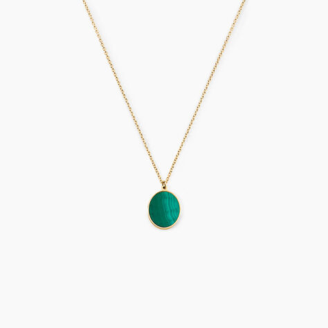 Collier Lucky Gems Or Jaune Malachite - Colliers Femme | Histoire d&rsquo;Or