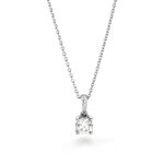Collier Aphrodite Platine Blanc Diamant - Colliers Femme | Histoire d&rsquo;Or