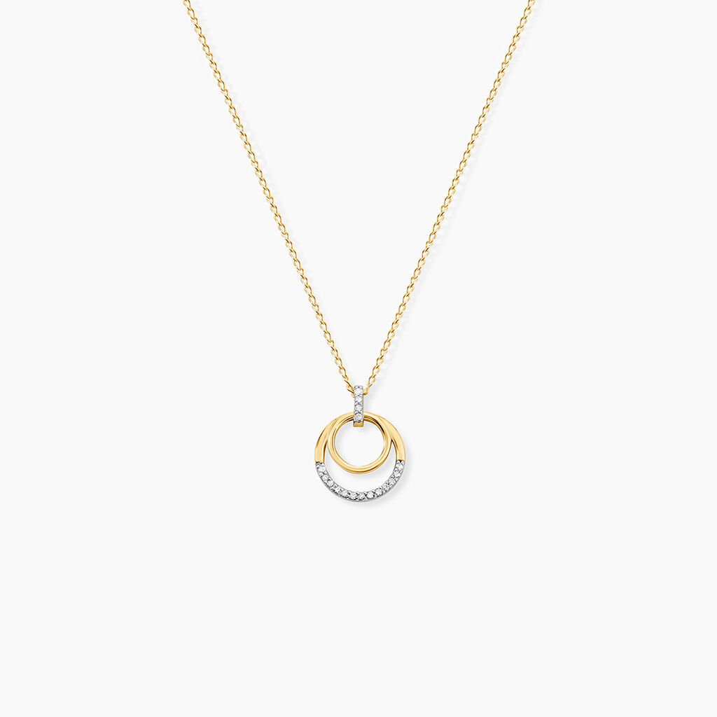Collier Atlanta Or Jaune Diamant - Colliers Femme | Histoire d&rsquo;Or