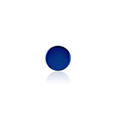 Boucle D'oreille Puce Unitaire Acier Bleu Tuan - Boucles d'oreilles fantaisie Homme | Histoire d’Or