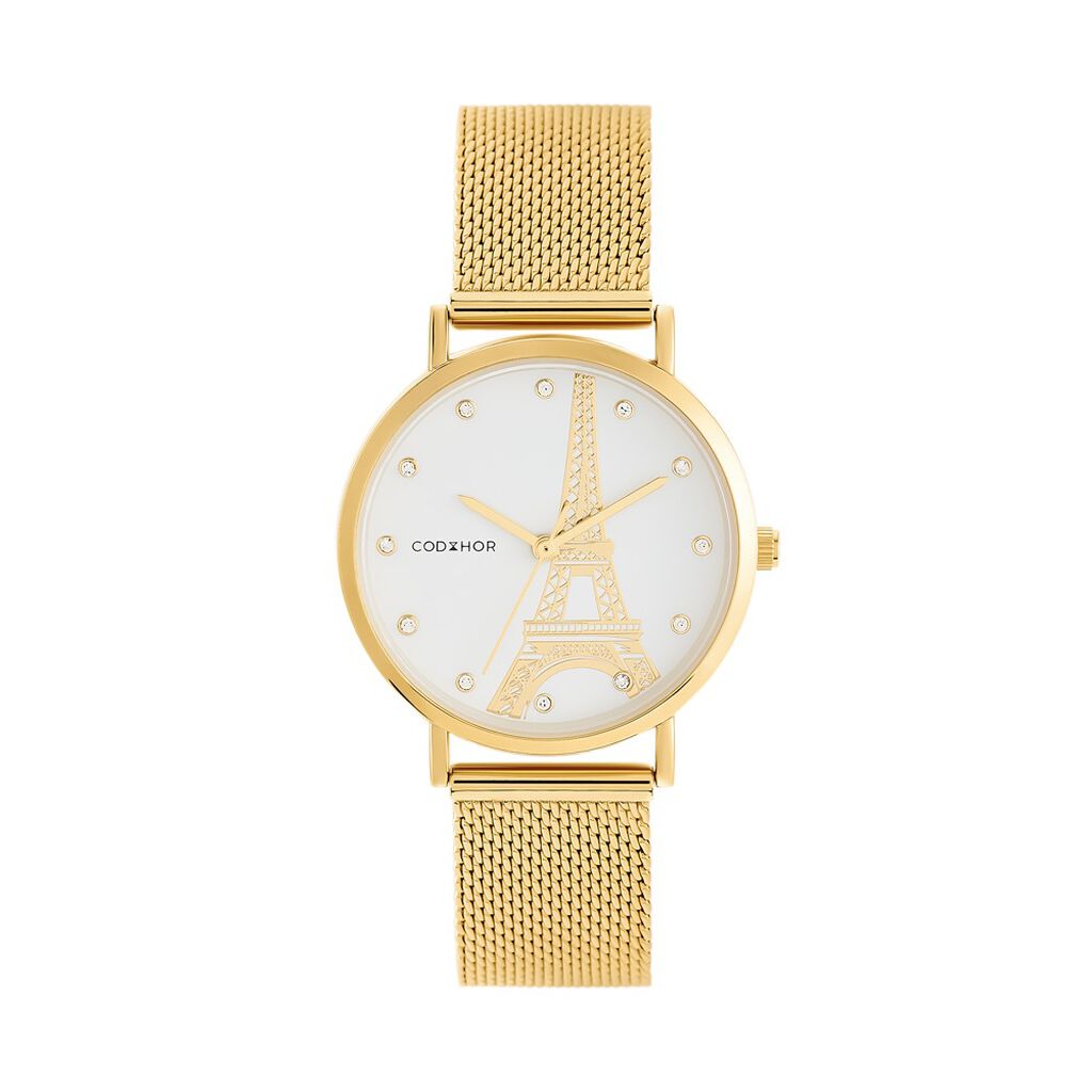 Montre Codhor Monument Blanc - Montres Femme | Histoire d&rsquo;Or